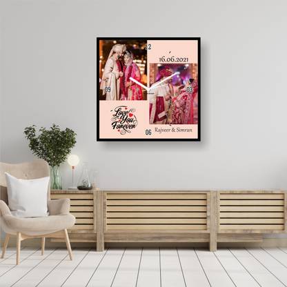 Artle Media Digital 30 cm X 30 cm Wall Clock