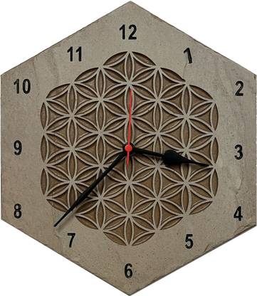 NIKSANG Digital 28.75 cm X 25 cm Wall Clock