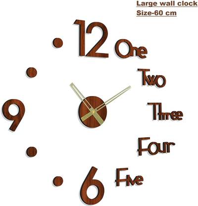 FASTQT Analog 70 cm X 70 cm Wall Clock