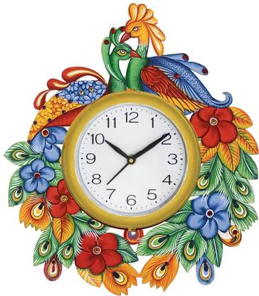 Hermoso Analog 38 cm X 33 cm Wall Clock