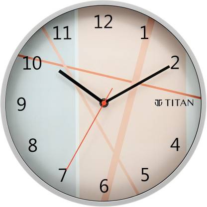 Titan Analog 30.5 cm X 30.5 cm Wall Clock