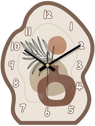 AshandRoh Analog 30 cm X 23 cm Wall Clock