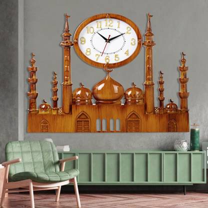 Att'z Analog 60 cm X 44 cm Wall Clock