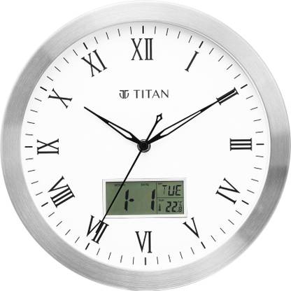 Titan Analog-Digital 30 cm X 30 cm Wall Clock