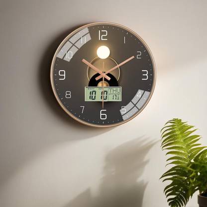 AshandRoh Analog-Digital 32 cm X 32 cm Wall Clock