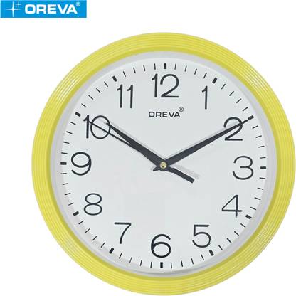 OREVA Analog 25 cm X 25 cm Wall Clock