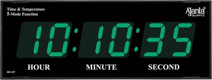 AJANTA Digital 20 cm X 45 cm Wall Clock