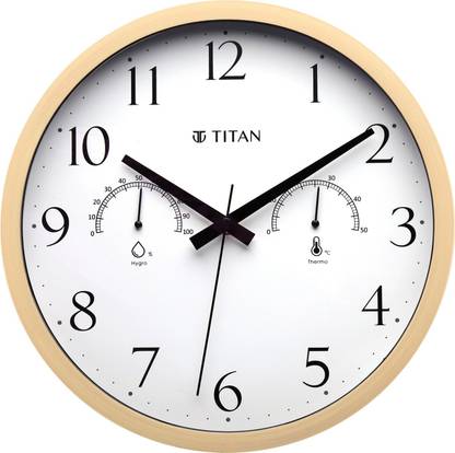 Titan Analog 30 cm X 30 cm Wall Clock