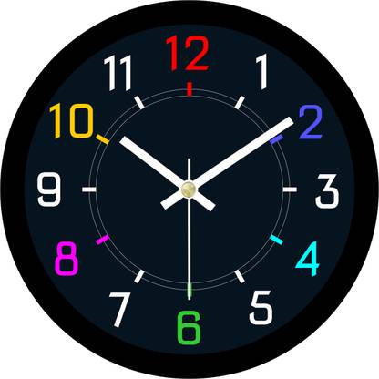 TrendsTube Analog 25 cm X 25 cm Wall Clock