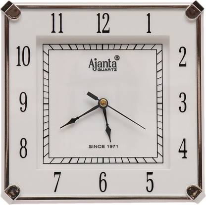 AJANTA Analog 19 cm X 19 cm Wall Clock