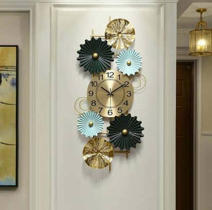 Amhomedecor Analog 97 cm X 47 cm Wall Clock