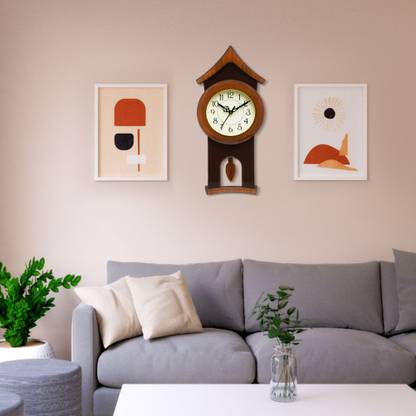 HorseHead Analog 40 cm X 17.5 cm Wall Clock