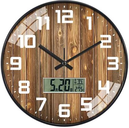 MT BROTHERS Digital 23 cm X 28 cm Wall Clock
