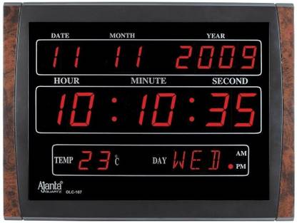 AJANTA Digital 30 cm X 40 cm Wall Clock
