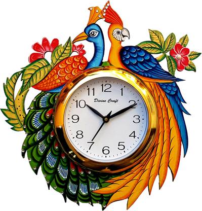 DivineCrafts Analog 35 cm X 35 cm Wall Clock
