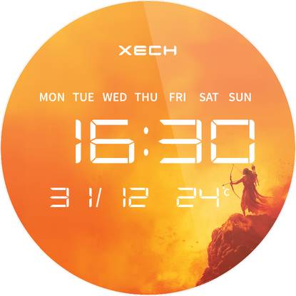 xech Digital 31.5 cm X 31.5 cm Wall Clock