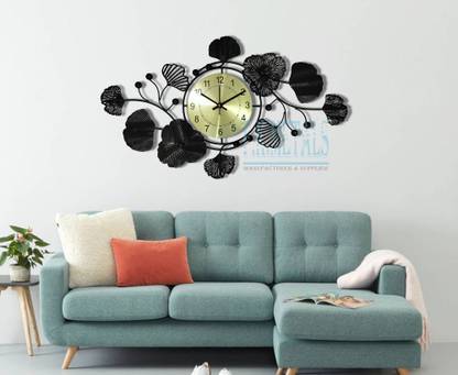 F K Metals Analog 52 cm X 82 cm Wall Clock