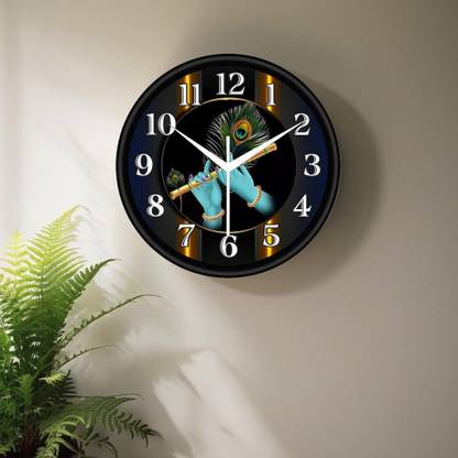krisha enterprises. Analog 25 cm X 25 cm Wall Clock