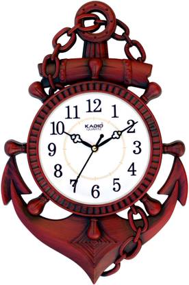Kadio Analog 39 cm X 26 cm Wall Clock
