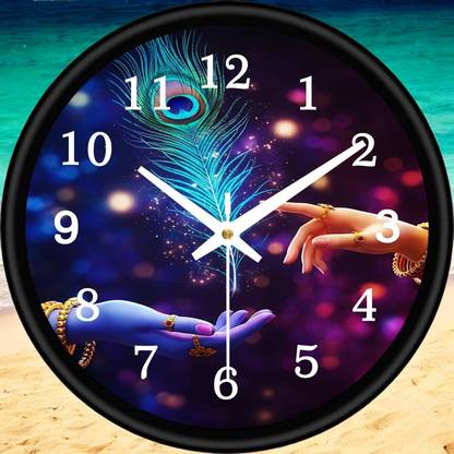 sanjucraft Analog 25 cm X 25 cm Wall Clock