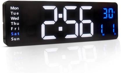 VYATIRANG Digital 12 cm X 38 cm Wall Clock