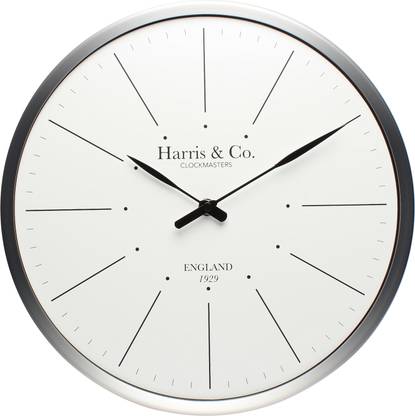 Harris & Co. Clockmasters Analog 13 inch X 13 inch Wall Clock