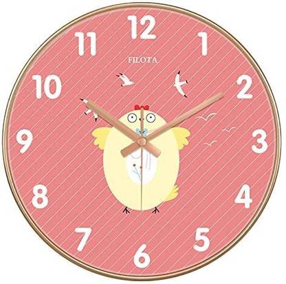 Star Work Analog 67 cm X 32.5 cm Wall Clock