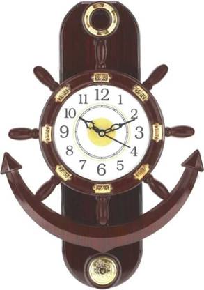 Ava creation Analog 35 cm X 24 cm Wall Clock
