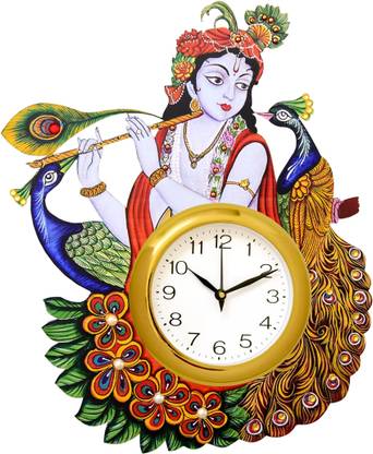 SHAAVI DOT COM Analog 38 cm X 32 cm Wall Clock