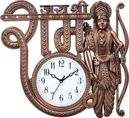 Attractionz Analog 36 cm X 38 cm Wall Clock