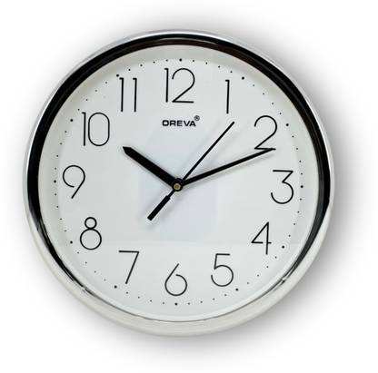 OREVA Analog 26 cm X 26 cm Wall Clock