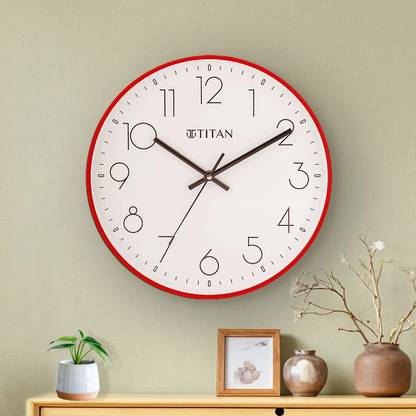 Titan Analog 30.5 cm X 30.5 cm Wall Clock