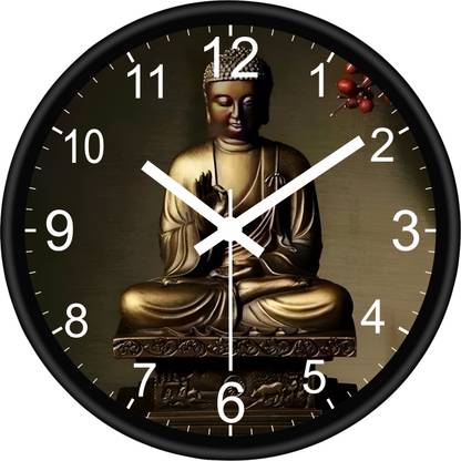 khushi collection Analog 28 cm X 28 cm Wall Clock