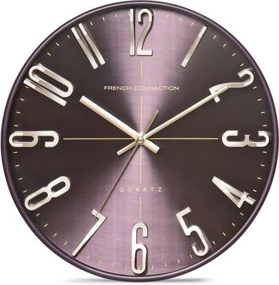 French Connection Analog 31 cm X 31 cm Wall Clock