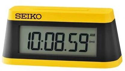Seiko Digital Yellow Clock
