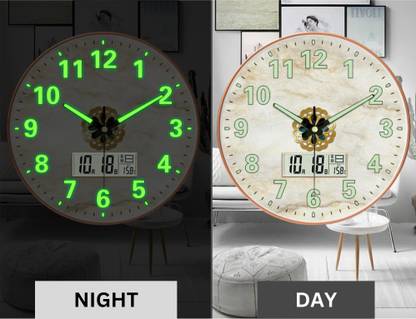 WHISKET Digital 30 cm X 30 cm Wall Clock