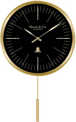 Harris & Co. Clockmasters Analog 55 cm X 33 cm Wall Clock