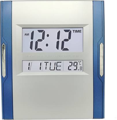 NXZ Digital 26 cm X 23 cm Wall Clock