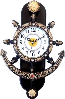 GrabBasket Analog 36 cm X 26 cm Wall Clock