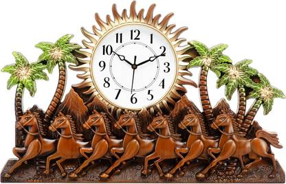 HorseHead Analog 33 cm X 53 cm Wall Clock
