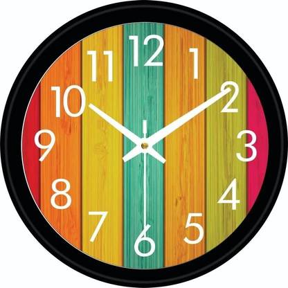 CrystalCraft Analog 26 cm X 26 cm Wall Clock