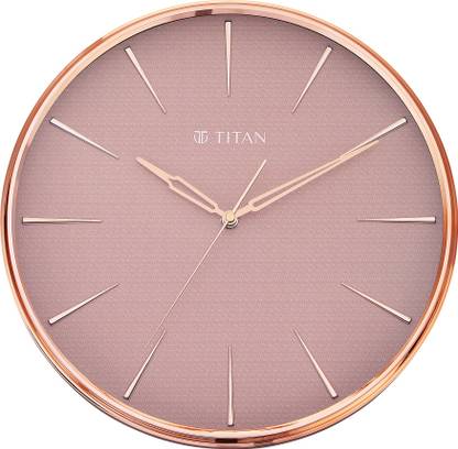 Titan Analog 32.5 cm X 32.5 cm Wall Clock