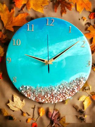 RESIN ART Analog 35.5 cm X 35.5 cm Wall Clock