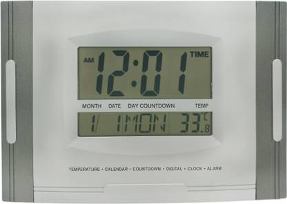 NXZ Digital 19 cm X 27.5 cm Wall Clock