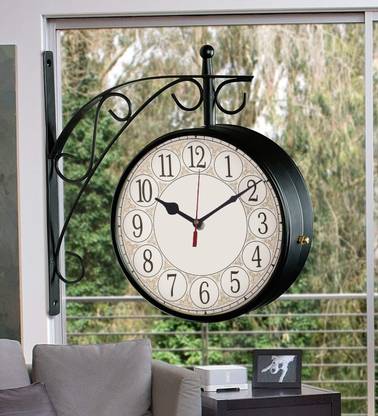 Saree House Analog 25 cm X 25 cm Wall Clock