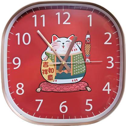 WHISKET Analog 30 cm X 30 cm Wall Clock