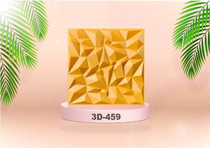 Sample Premium 3D Wall Panel Geometric Design Plain Linen Fabric Pack of 10