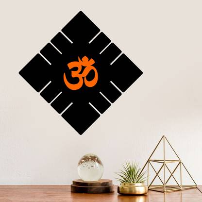 Yamizen Om Symbol Black Unique Wall Art Decorate Your Beautify Wall Decor Wooden Design