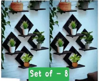 shivu craft Stylish Wall Decor for Home and Office -Living Room combo (Set Of 8)