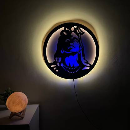 The Gifting Kingdom Adiyogi Neelkanth Shiv ji Led Wall Decor Light
